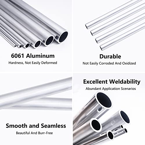 Tynulox 3A-02823-ALUMINUM 6061 Aluminum Tubing, 1-1/2 Inch Od Seamless Aluminum Round Tube thumb #2