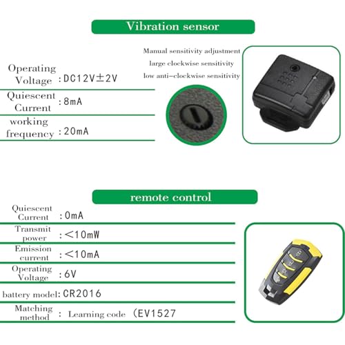 Image of Central Car System Kit System Alarm Immobiliser Keyless Entry Locking Security