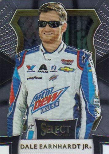 Dale Earnhardt Jr. trading card (NASCAR, Auto Racing) 2017 Panini Select Chrome #66