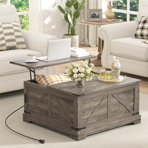 FiveWillowise Coffee Table with Storage, 31.5