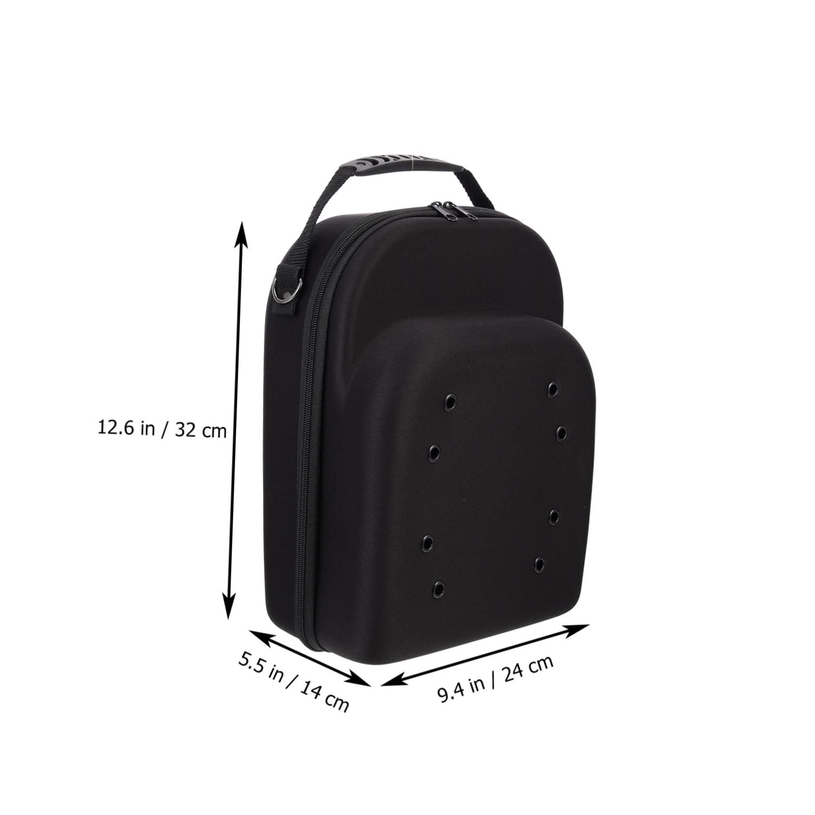 Cabilock Borsa Per Cappellino Da Baseball Custodia Da Viaggio Per Cappellino Portatile Con Cerniera Organizer Compatto Nero Per Cappellino Da Baseball.
