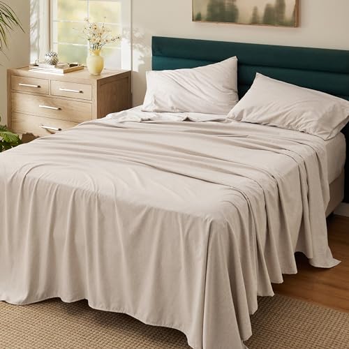 Bedsure Twin Sheets Set - Soft & Cooling, Luxury Cationic Dyed