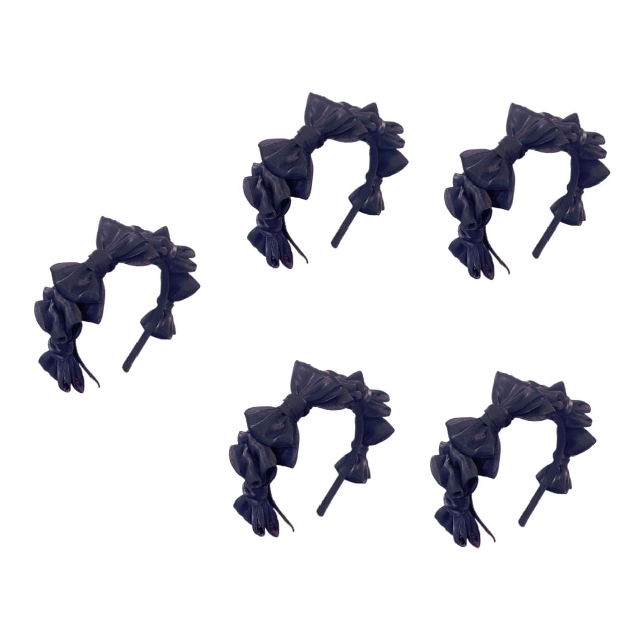 FRCOLOR 5 Diademas Elegantes Con Lazo Para El Pelo Para Mujer Herramienta De Peinado Para Fiestas Y Festivales.