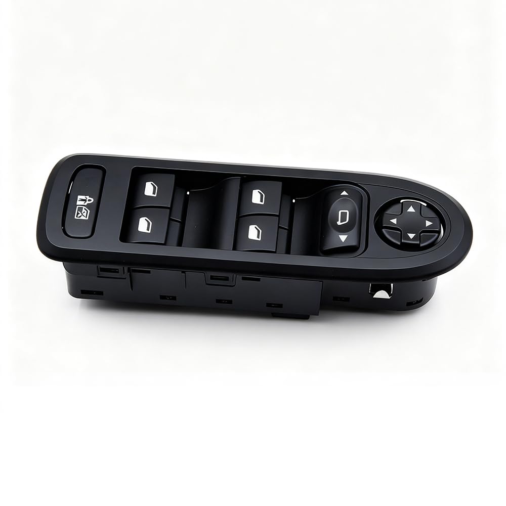 Interruptor de Elevalunas Eléctrico, Mando Elevalunas Compatible con 308 508 C5 2007-2013 96644915XT