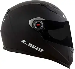 Capacete Ls2 Ff358 Monocolor Preto Fosco 60/L