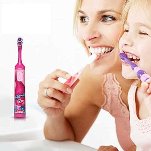 Miniatura 7 de Colgate Cepillo de dientes alimentado para niños, trolls, extra suave