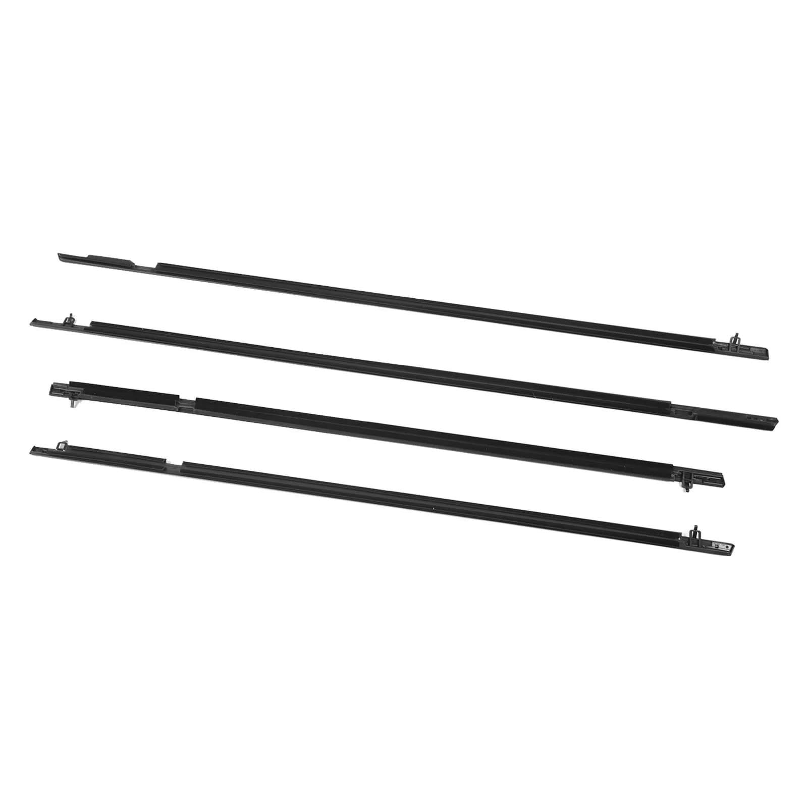 Qibbei One Color 4Pcs Car Weatherstrip Outside Window Seal Belt Replacement For Civic Sedan 2006-2011 72450Snaa01 72410Snaa02
