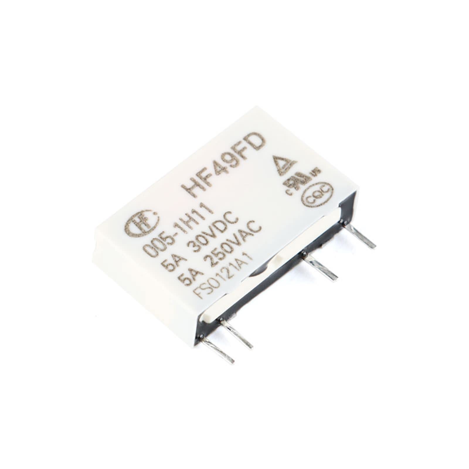 VDOQTLJT 10pcs Relay 12V HF49FD-005-1H11 005-1H11 HF49FD DC5V 1H11 4PIN 5A 5V Rele 24V
