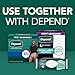 Depend Fresh Protection Adult Diapers, Incontinence Underwear for Men, Disposable, Maximum, Large, Grey, 28 Count, Packaging May Vary