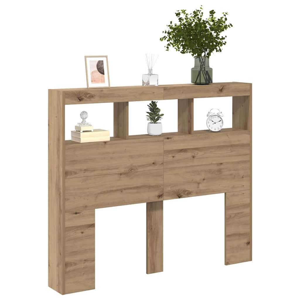 vidaXL Headboard Artisan Oak Engineered Wood — image 1
