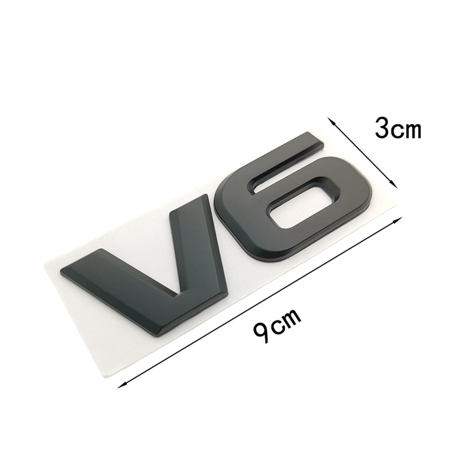 10PCS 3D Car Sticker Emblem Auto Badge Dekal dla V6 dopasowany do Mercedesa FIS BMW Dopasuj się do Audi Fit do Forda FIT do Fiesta Fit for Mustang Fit for Ranger Fit for Nissan Fit do Toyota Sty
