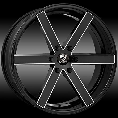 Ravetti M3 Black with Milled Spokes 26x10 Wheel / 6-139.7 mm Bolt Pattern / +25 mm Offset / 78.1 mm Hub Bore