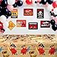 WERNNSAI Tischdecke für Piratenpartys – 2 PCS 137 x 274 cm Piratenpartyzubehör Tischdecke mit Insel Schatzkarte Rechteckige nautische Partydekoration für Kinder Tischdecke mit Piratenthema