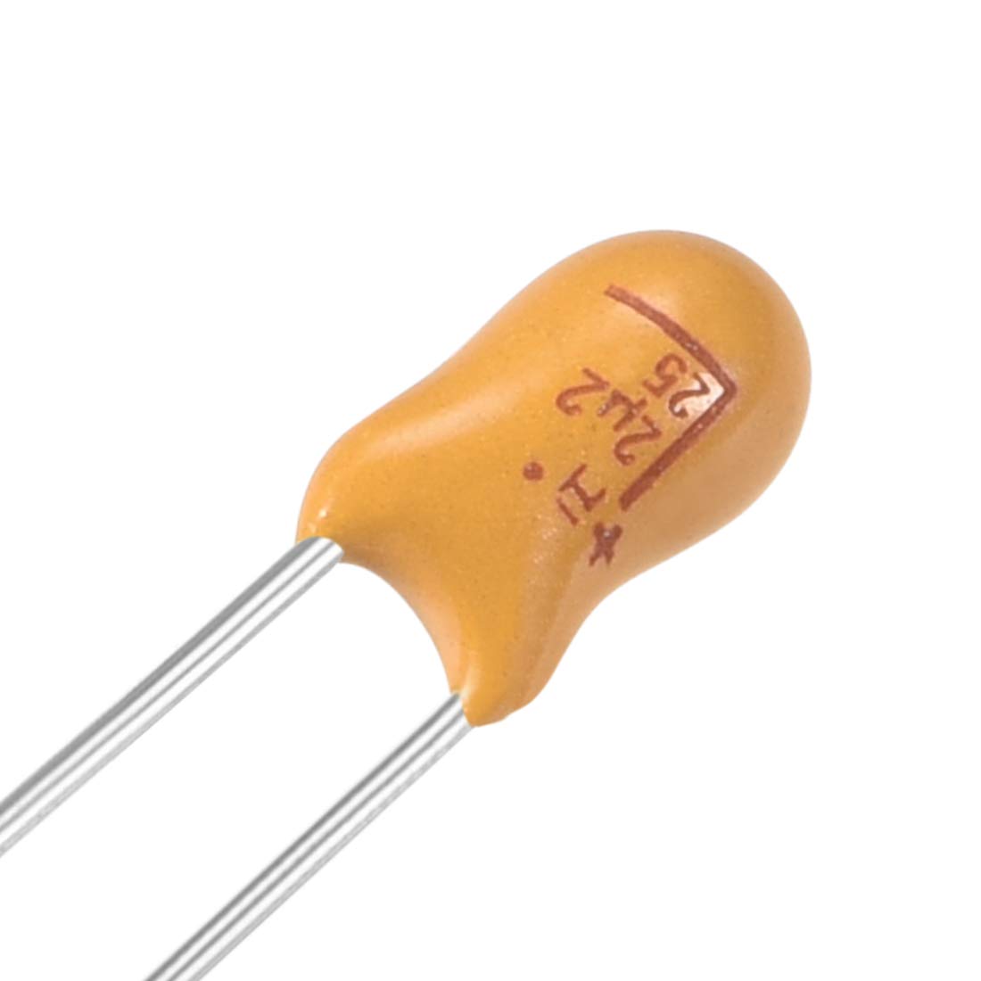 Uxcell 2.2uF 25V Tantalum Capacitors - 10pcs Yellow Radial Electrolytic Capacitors For DIY Electronics - View #10