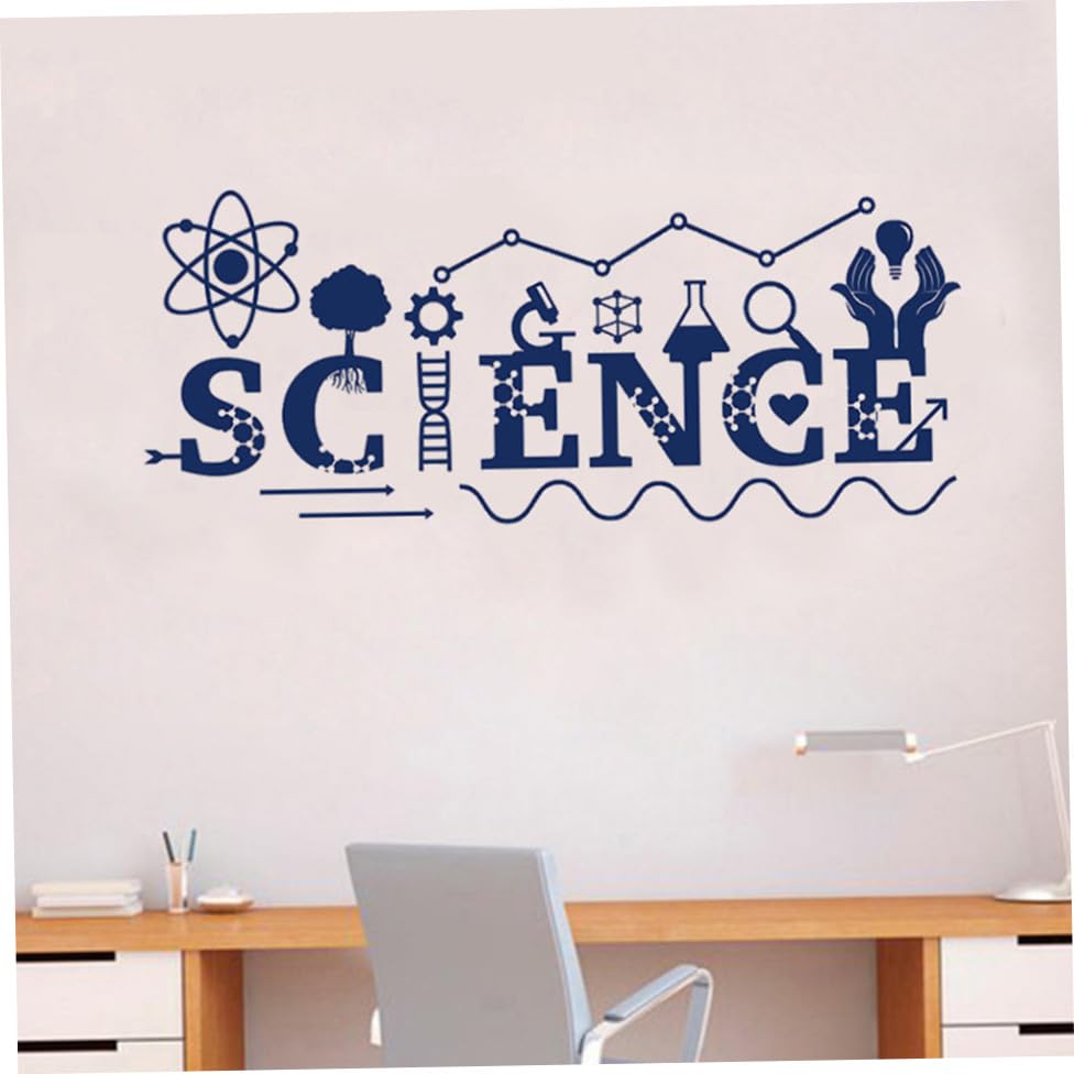 Vinilo decorativo científico KICHOUSE 99x42 cm PVC azul miniatura 5