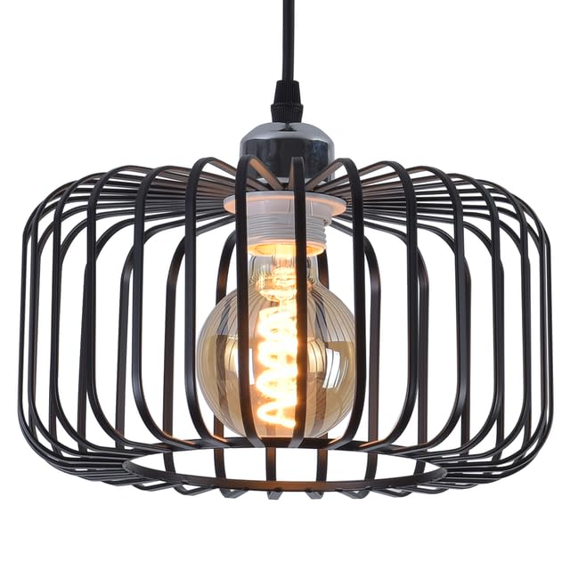 Black Light Shade Ceiling, 30CM Diameter Big Metal Lampshades for Ceiling Lights, Modern Designer Ceiling Light Shade, Lamp Shades Ceiling for Bedroom, Living Room, Kitchen, Hallway, Office โ image 1