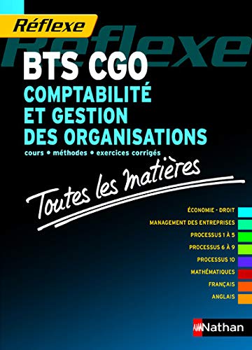 Télécharger Toutes les matières Comptabilité et gestion des organisations - BTS CGO Livre PDF Gratuit