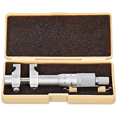 Mitutoyo 145-185 Vernier Inside Micrometer, Caliper Type, 5-30mm Range, 0.01mm Graduation, +/-0.005mm Accuracy