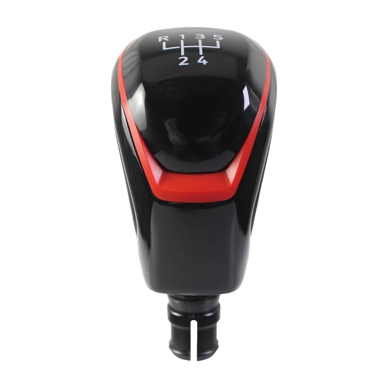 Aimazom Car Gear Shift Knob for VW for Golf 8 12mm Gear Shift Knob Manual 5/6 Speed for Modification and Replacement(Red,for 5 Speed)