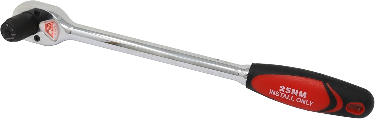 CTA Tools 8945 Oil Filter Wrench Set - Torque Limit Ratchet Wrench Full Set for Oil Filter Housing Caps & Drain Plugs, 25Nm, 35Nm, 40Nm | Precision Tools for Consistent Tightening