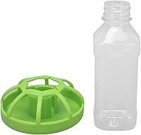 Large Automatic Reptile Water Bowl with Bottle - Self-Filling Dish for Bearded Dragons, Tortoises, Snakes, Lizards