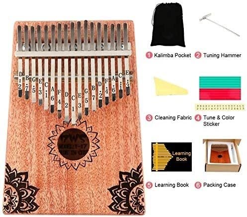 Mini Doigt Kalimba Pouce Piano 17 Touches Portable Pouce Doigt Piano Acajou Instrument De Musique for Enfants Débutants… - Les Beatles, Paul McCartney, John Lennon, RIngo Starr, George Harrison Mini Doigt Kalimba Pouce Piano 17 Touches Portable Pouce Doigt Piano Acajou Instrument De Musique for Enfants Débutants… – Image 7