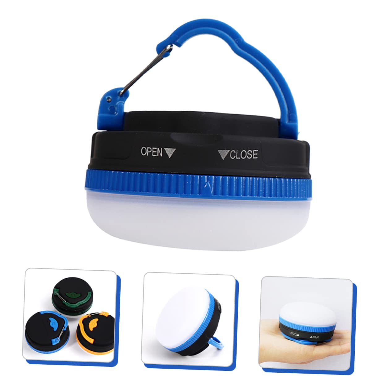 Sosoport LED Camping Light Portable Battery Operated Tent Hanging Light for Outdoor Use for Camping Hiking and Emergency Situations Lightweight and Convenient Design