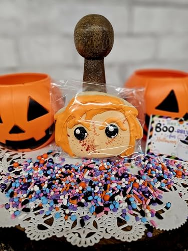 Halloween sugar cookies (Chucky)