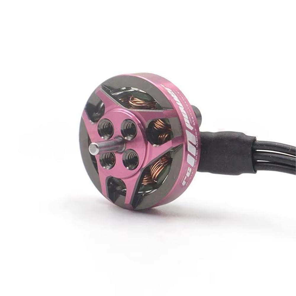 GTS V2 1202 1202,5 1-2S/11500KV 6000KV/3-4S Lipo 3,9 g Mini FPV bezszczotkowy silnik 1,6-7,6 cm śmigło do silników RCINPower, RC Quadcopter, drony wyścigowe (4 szt. 1~2S 11500KV, różowy)