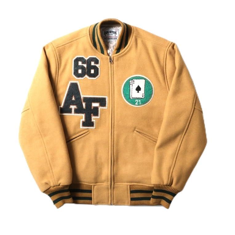 Amazon | [ヒューストン] MELTON AWARD JACKET (USAFA) | コート