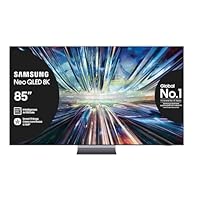 Samsung TV QE85QN900DTXZT Neo QLED 8K Mini LED, Smart TV 85" Processore NQ8 AI Gen3, Infinity One, DVBT-2, Q-Symphony & Dolby Atmos, Integrato con Alexa, Graphite Black 2024