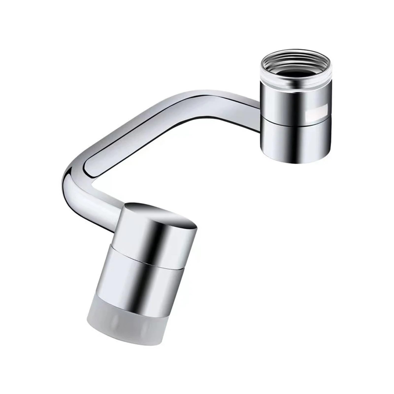 Rtbvghjik 1Pcs Rotatable Extension Faucet Sprayer Head Universal Faucet-Extender 2 Modes For Kitchen Faucet(1Pcs)