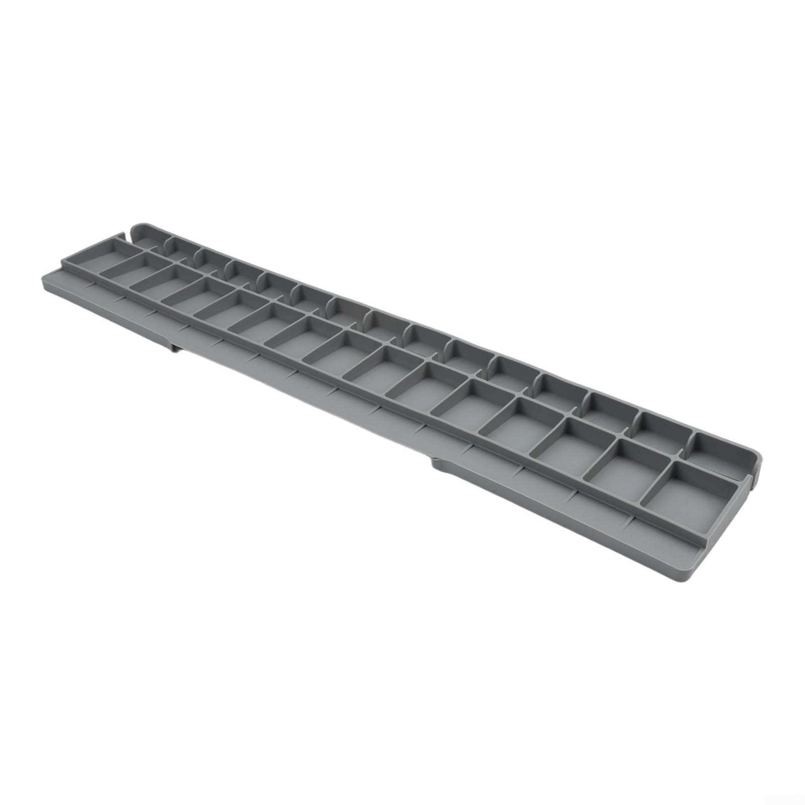 Tappetino Drenante in Silicone per Lavello Bordi Stretti(Grey -60*12CM)