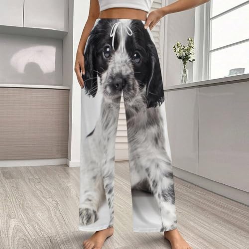 Bas de pyjama dalmatien confortable pour cocooning à la maison