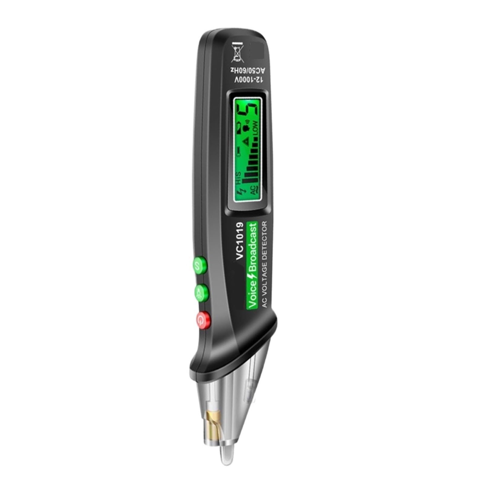 Bolígrafo Probador De Transmisión Voz Inteligente, Sensor Infrarrojo, Posicionamiento, Comprobador Voltaje, Detector Cables Eléctricos Identificación Precisa Eficaz