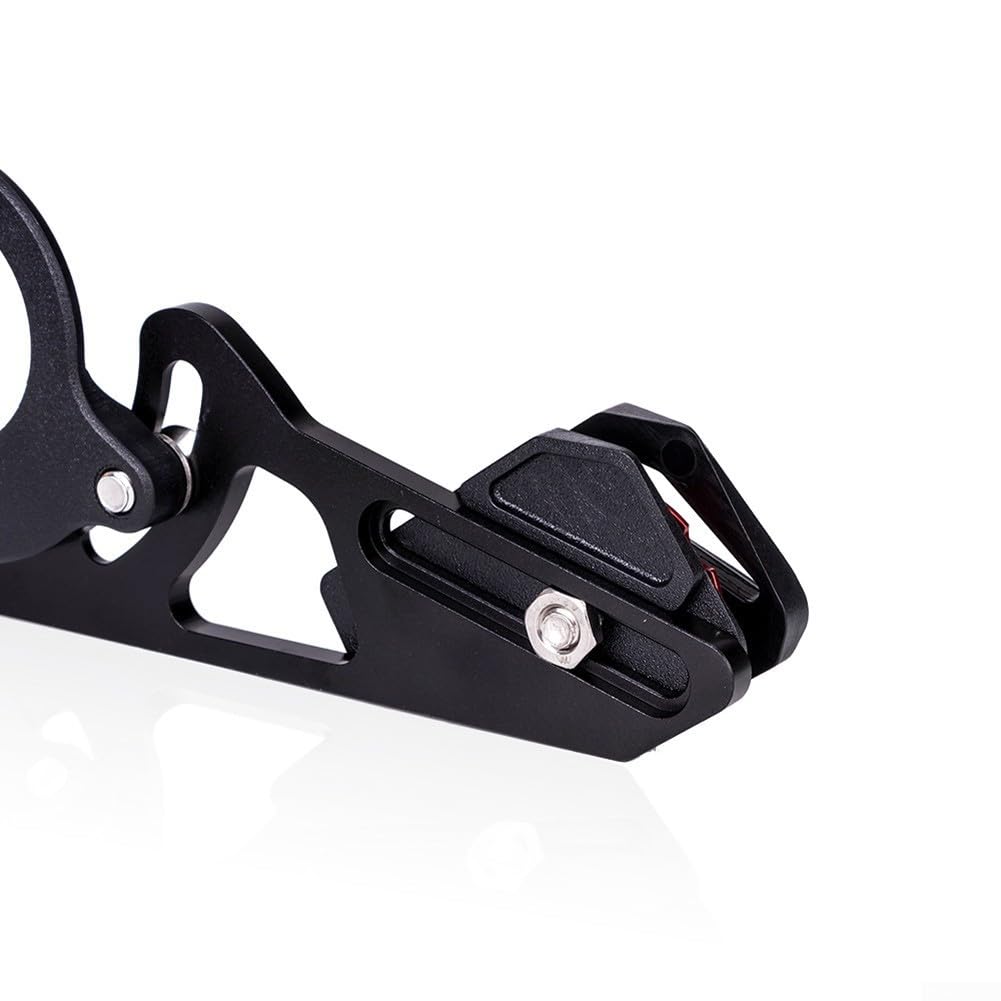 Guida della catena della bici della lega di alluminio 7075 per MTB Single Disc 32T-38T, CNC lavorato leggero guardia corona anteriore per downhill ciclismo nero