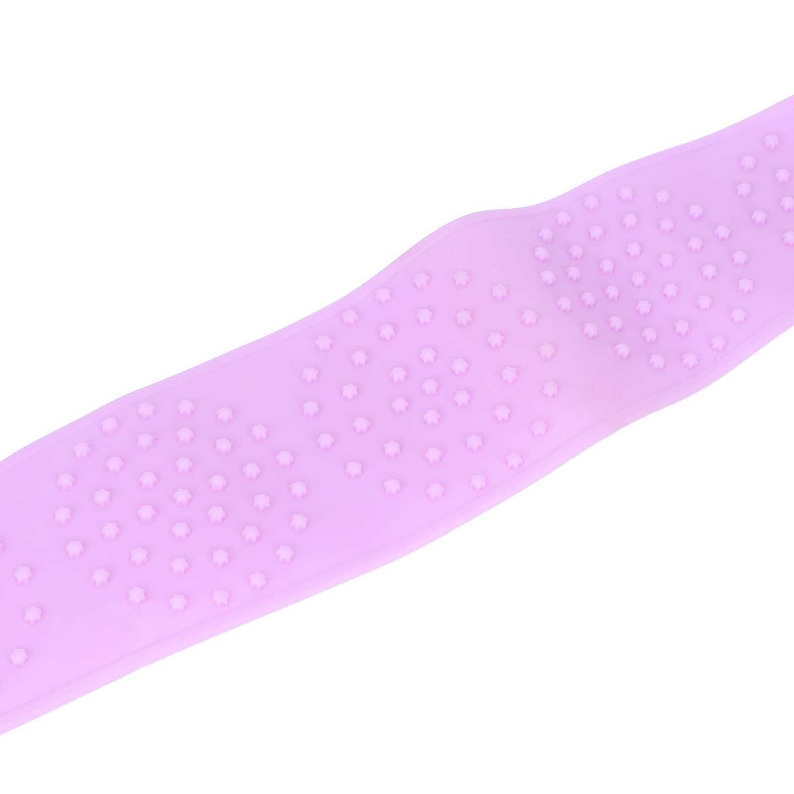 Cryfokt Scrubber per la Schiena in Silicone a Doppia Faccia con Funzione di Massaggio per Bambini Anziani, Strumento di Pulizia Esfoliante Dal Design Ergonomico (PURPLE)