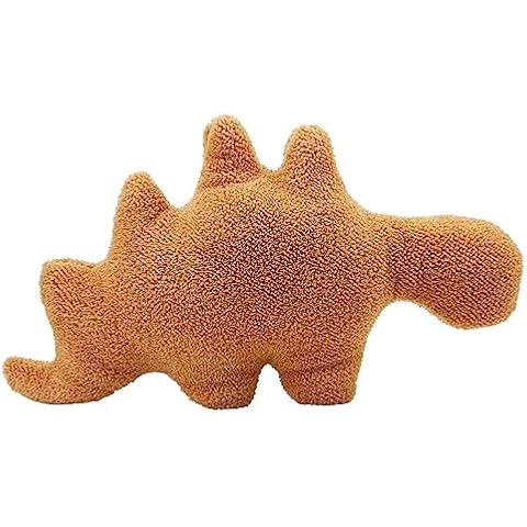 SAVITA Chicken Nugget Dinosaur Plush Pillow Cover