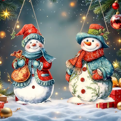 2 Stück Weihnachts Willkommensschilder Dekorationen...