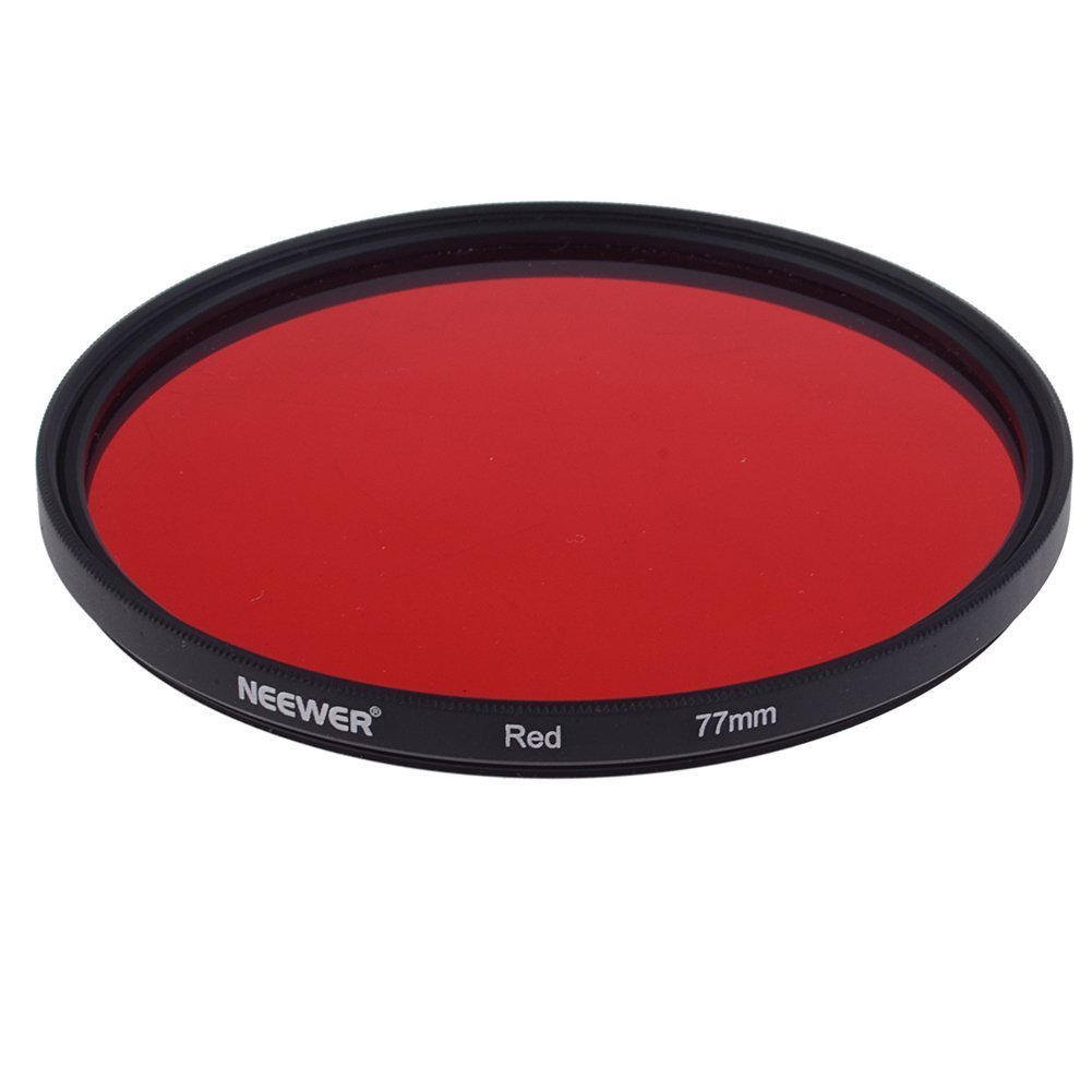 Buy Neewer 77mm Full Red Color Filter for Camera Lens with 72mm Filter Thread Online at Low