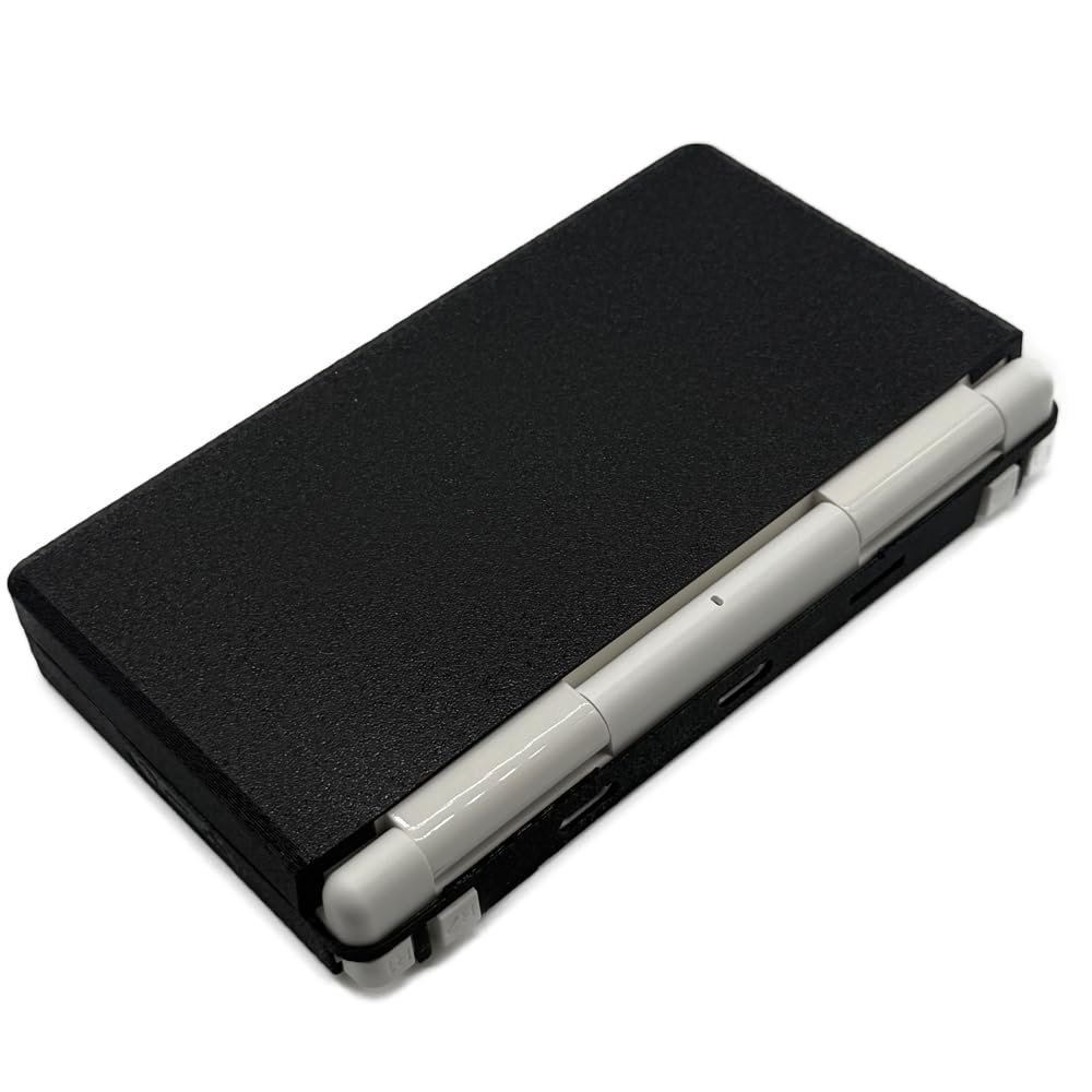 Case for Anbernic RG DS, Game Console TPU Protective Shell, Flexible 3D Printed Shockproof Cover (Black)