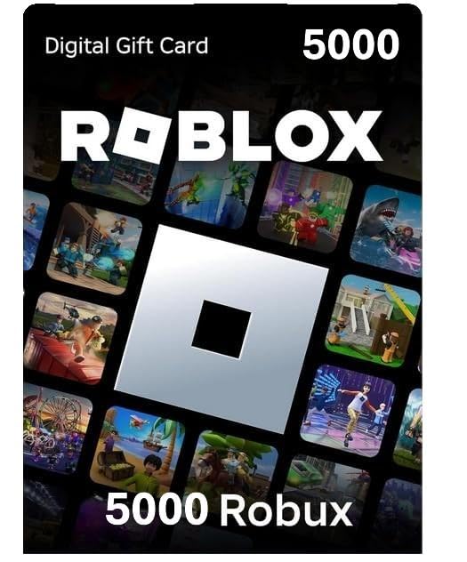 Robux Code - 5000 Robux (Digital Code- Email Delivery Within 1 Hour ...