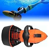 FLEAGE Scooter Submarino, propulsor Submarino de Mano, hélice de Agua de Doble Velocidad de 300 W, Profundidad máxima de Buceo de 30 m, para Deportes acuáticos, Piscina, Buceo