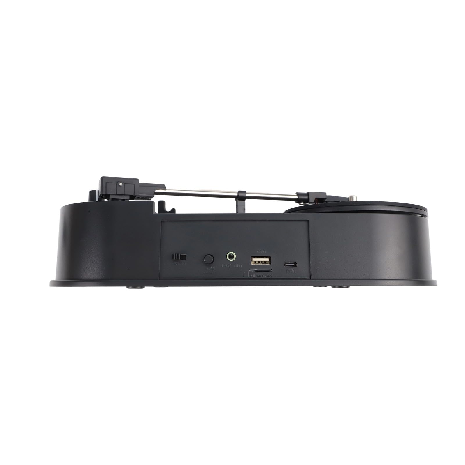 ZYWUOY Giradischi da vinile a MP3, giradischi da 33/45 giri/min con per slot sd, giradischi portatile in ABS per la casa