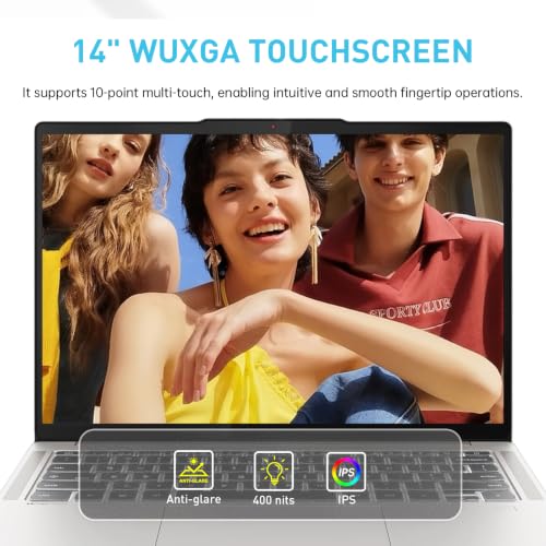Image of Lenovo Chromebook 14 inch WUXGA Touchscreen Laptop w /Intel 4-core CPU for Home