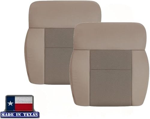 Miniatura 9 de 2004 2005 2006 Ford F150 Lariat XLT FTX Fundas de asiento de tela marrón (parte inferior del pasajero)