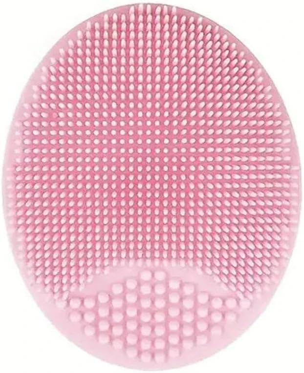 Facial Cleansing Brush Silicone Face Scrubber – Face Scrubber Exfoliator & Silicone Face Brush – Face Cleansing Brush for Gentle Skin Care – Facial Brushes for Women with Pore Cleansing & Exfoliation