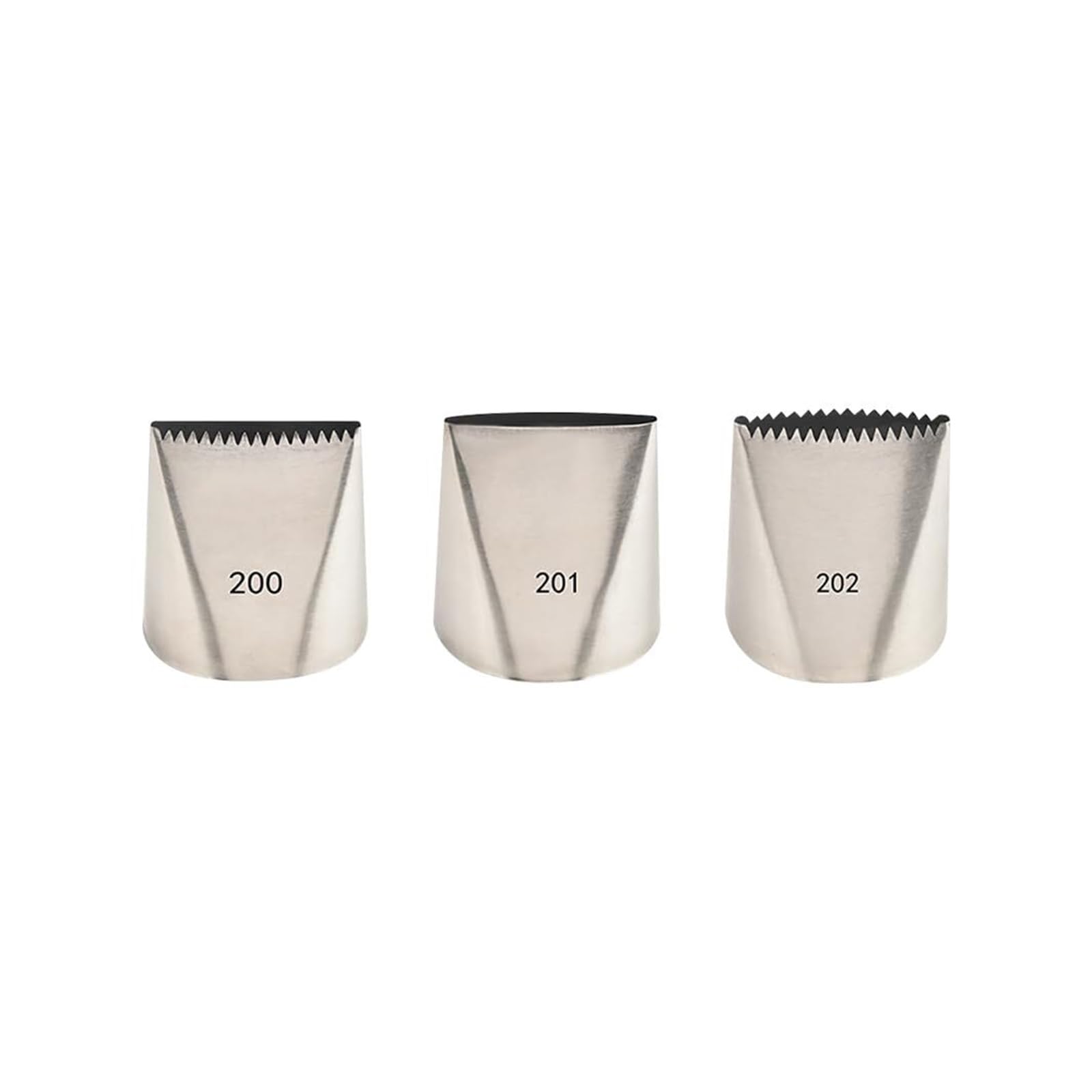 Set di 3 beccucci russi per decorare torte, per pasticceria, cupcake, torte, biscotti (3 pezzi)