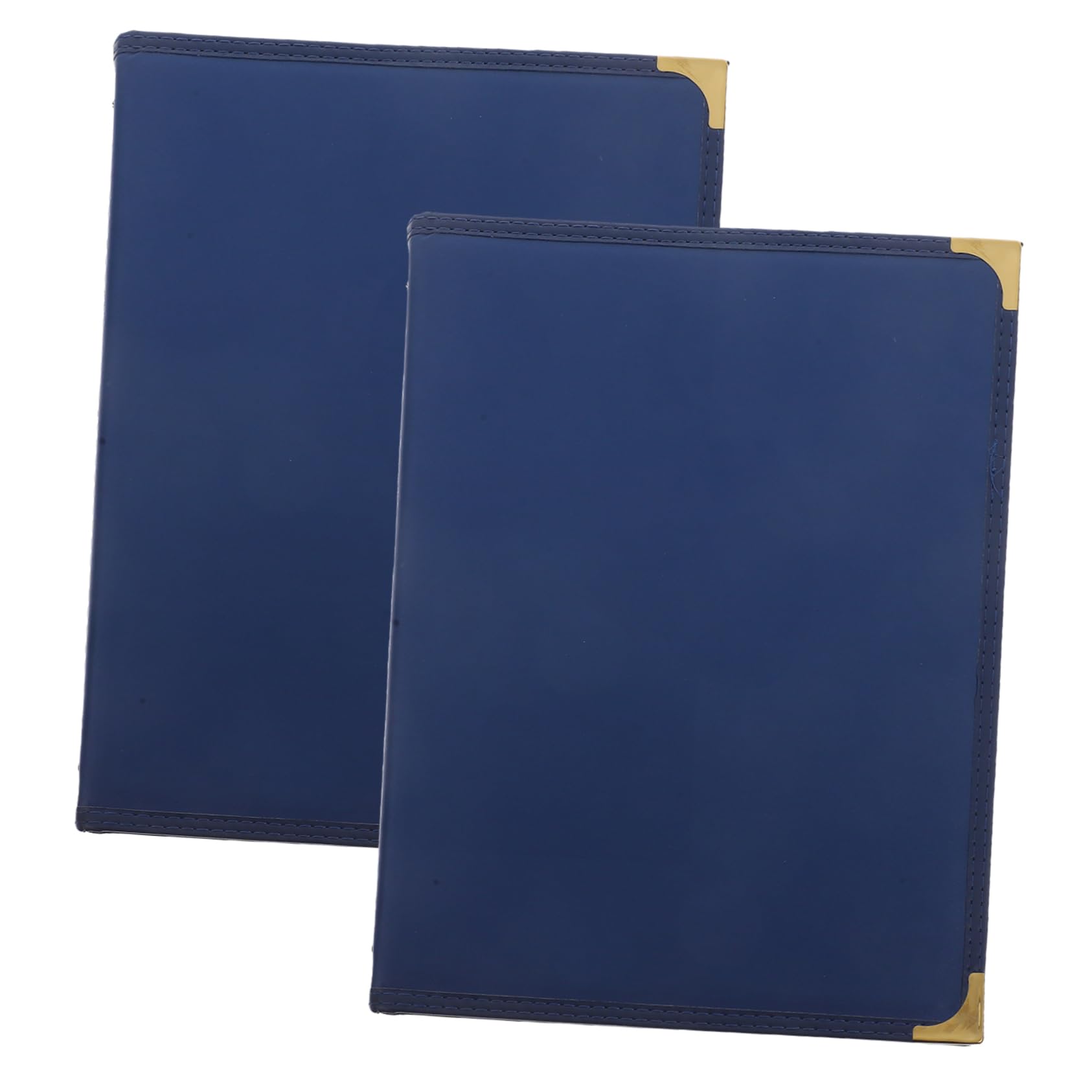 2piezas Portamenús De Piel Sintética Con Fundas Transparentes Para Restaurantes y Cafeterías De Menú Con Páginas y Caras Para Listas De Comida y Bebidas