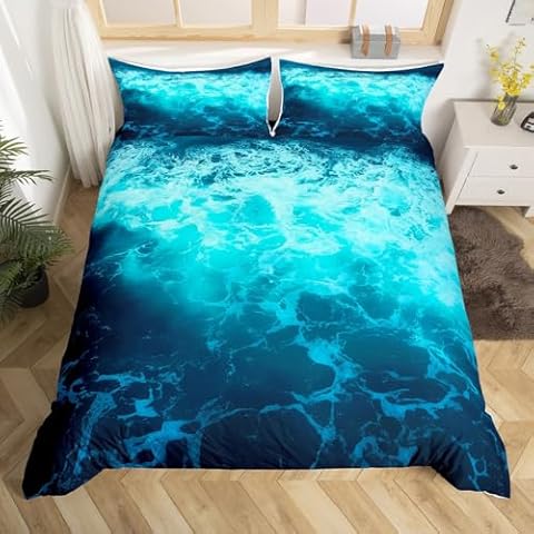 Feelyou Ocean Wave Bedding Set for Kids Cover